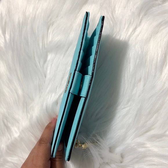 NWT♠️ Kate Spade Atoll Blue Cameron Stacy Wallet - Picture 5 of 7